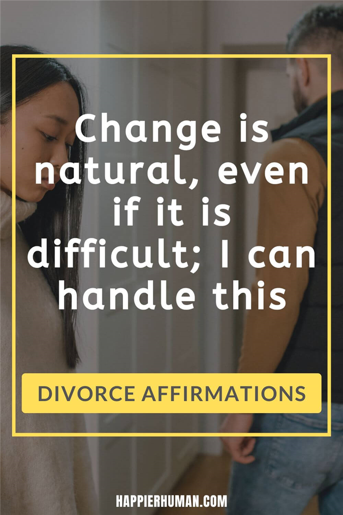 Аффирмации для развода - Перемены естественны, даже если они трудны. Я справлюсь с этим |Аффирмации для женщин |Примеры аффирмаций |Аффирмации для разрушенного брака