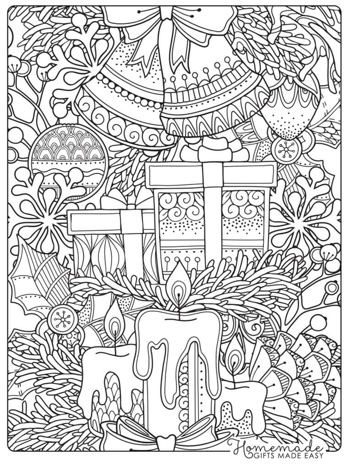 Hello ornaments |Christmas ornaments designs for paint |Christmas wreath coloring pages