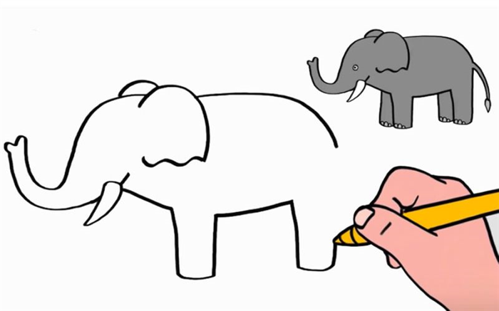 Научитесь рисовать слона