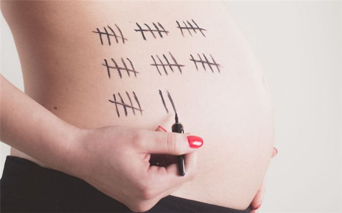 8-й месяц беременности: с 31-й по 34-ю неделю (с 33-й по 36-ю неделю)