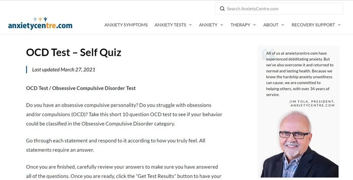 Тест на ОКР Малайзия | Тест на ОКР BuzzFeed | Тест на ОКР онлайн