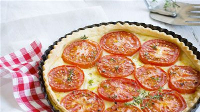 16736 Tarte tomato cheddar &lt;pan&gt; пирог с помидорами и чеддером
