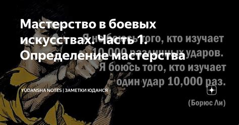 Безупречное мастерство в боевых искусствах