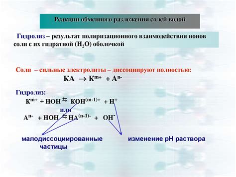 Важная информация о реакциях в растворах электролитов