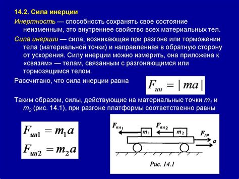 Взаимодействие сил инерции