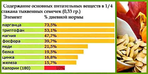 Витамины и минералы в шелухе тыквенных семечек