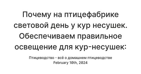 Влияние продолжительности светового дня на свиней