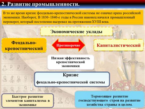 Влияние разложение феодально-крепостнической системы на экономическую ситуацию