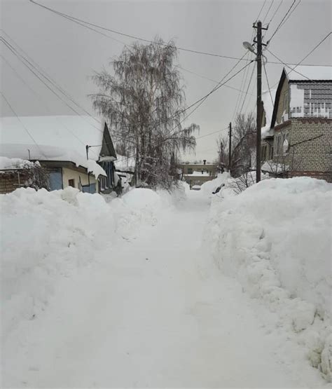 Воздействие снега на жизнь местных жителей