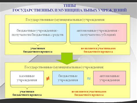 Государственные учреждения: финансирование и бюджет