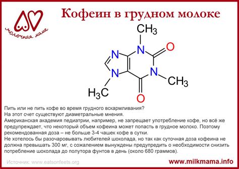 Исследования по влиянию кофе на грудное молоко