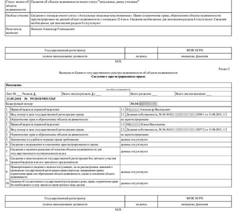 Какие данные содержит выписка из ЕГРН и как их использовать