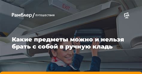 Какие предметы нельзя отправить самолетом только багажем