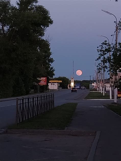 Какое время лучшее для наблюдения за кровавой луной в Самаре?