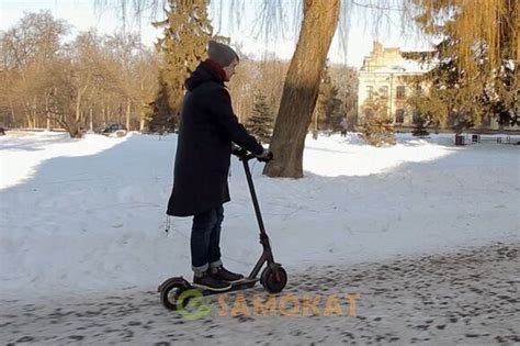 Катание на электросамокате зимой: особенности и рекомендации