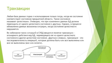 Механизм работы транзакции