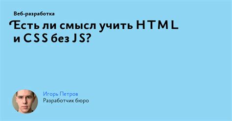 Можно ли освоить JavaScript без знания HTML и CSS?