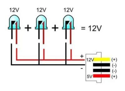 Можно ли подключить светодиоды на 12 вольт последовательно?