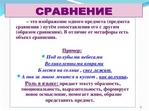 Опасности сравнения