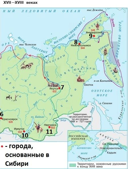 Основание городов в Югре