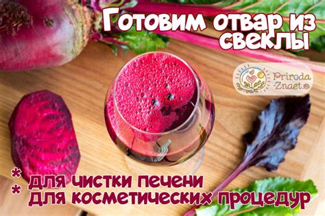 Особенности применения свекольного отвара