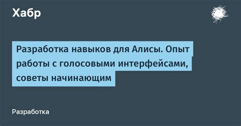 Оффлайн-режим: разработка навыков для использования Алисы без подключения к интернету