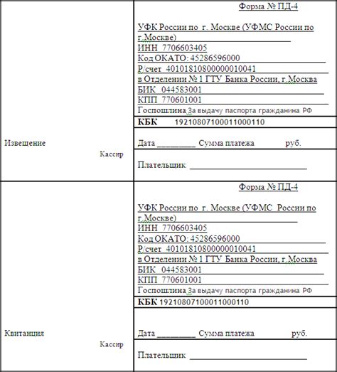 Получение нового паспорта и штампа о смене