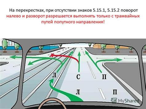 Правила поворота на проспектах и шоссе