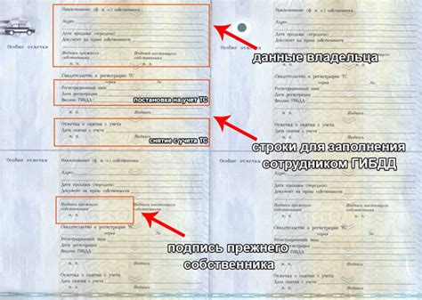 Правила предъявления ПТС