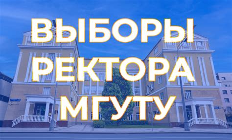 Процедура проведения выборов