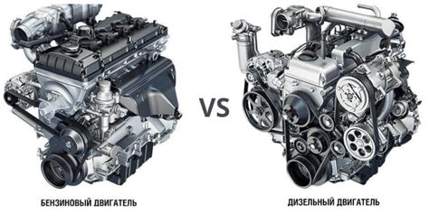 Различия между глушителями для бензиновых и дизельных двигателей