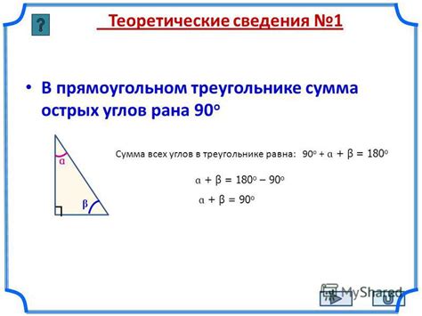 Разумные ограничения острых углов