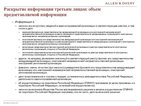 Раскрытие информации о дате рождения третьим лицам