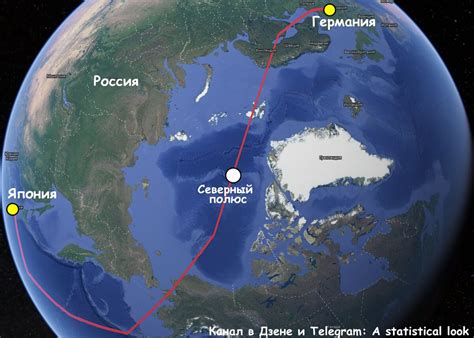 Расписание и популярность полетов через Северный Полюс