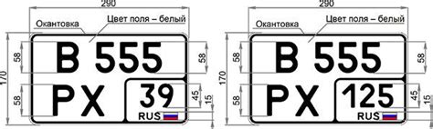 Технические особенности установки квадратного номера спереди