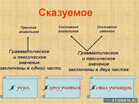 Что такое сказуемое и какое значение оно несет в предложении