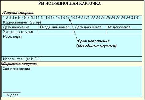 Шаг 5: Получение регистрационной карточки