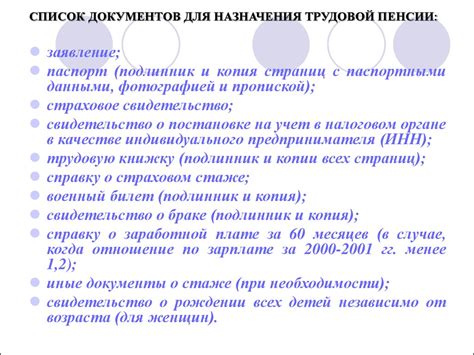  Документы и процедуры для получения пенсии без официальной работы 